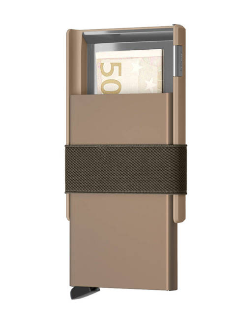 Portfel aluminiowy Cardslide Secrid - desert