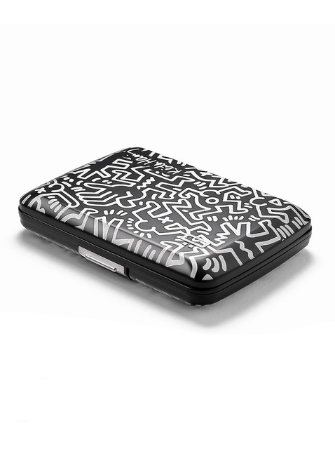 Portfel aluminiowy Ogon Designs Stockholm V2 - Keith Haring white