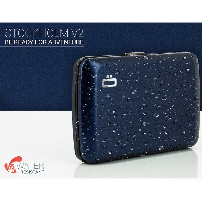 Portfel aluminiowy Ogon Designs Stockholm V2 - navy blue