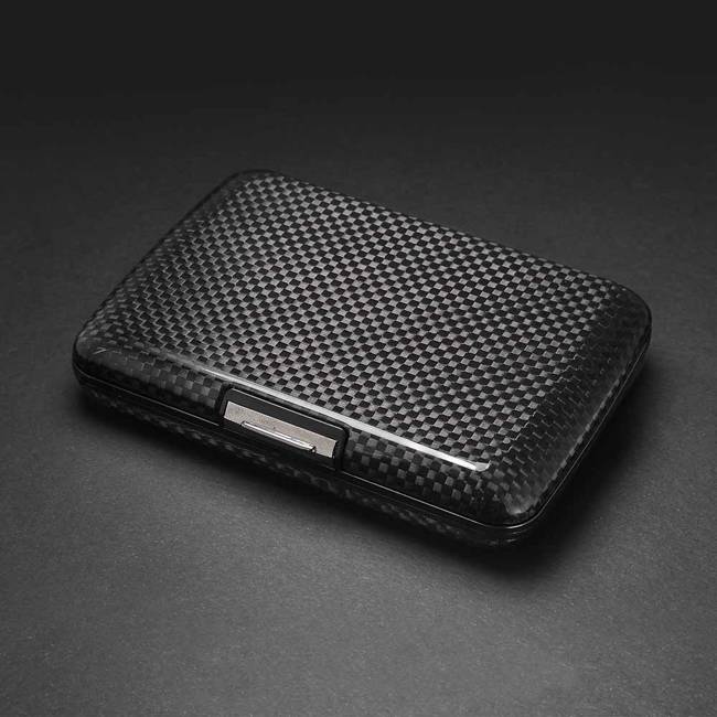 Portfel aluminiowy Ogon Designs Stockholm V2 - taffeta carbon fiber