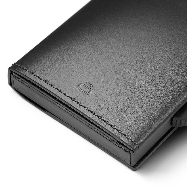 Portfel aluminiowy Slim Cascade Wallet Ogon Designs - full black