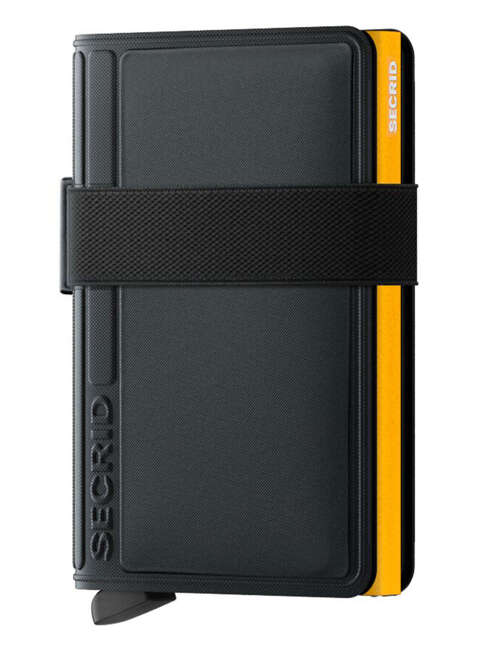 Portfel kieszonkowy RFID Secrid Bandwallet TPU - black / ochre