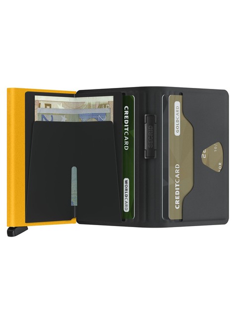 Portfel kieszonkowy RFID Secrid Bandwallet TPU - black / ochre