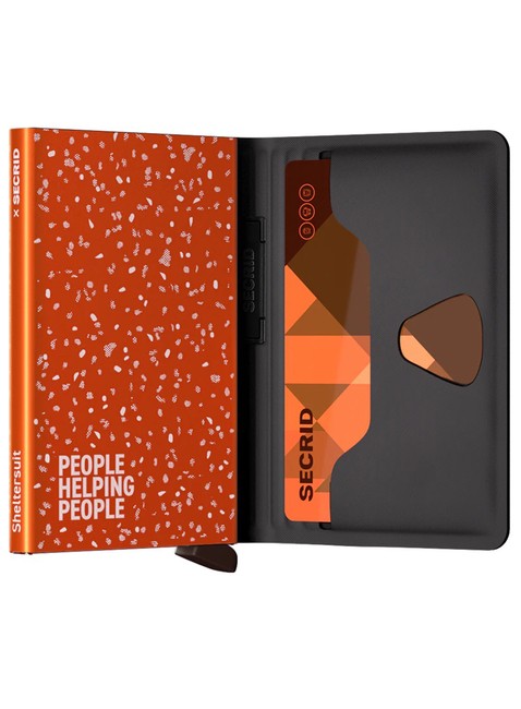 Portfel kieszonkowy RFID Secrid Bandwallet TPU - black / orange