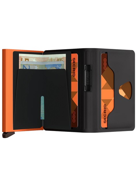 Portfel kieszonkowy RFID Secrid Bandwallet TPU - black / orange