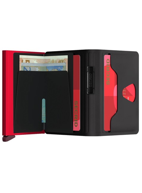 Portfel kieszonkowy RFID Secrid Bandwallet TPU - black / red