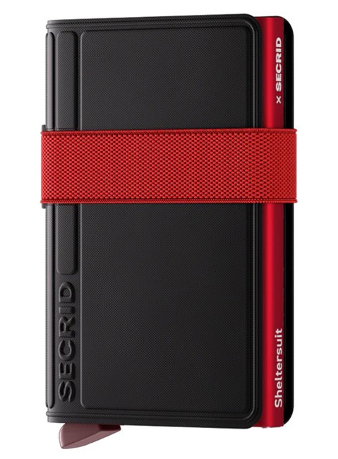 Portfel kieszonkowy RFID Secrid Bandwallet TPU - black / red