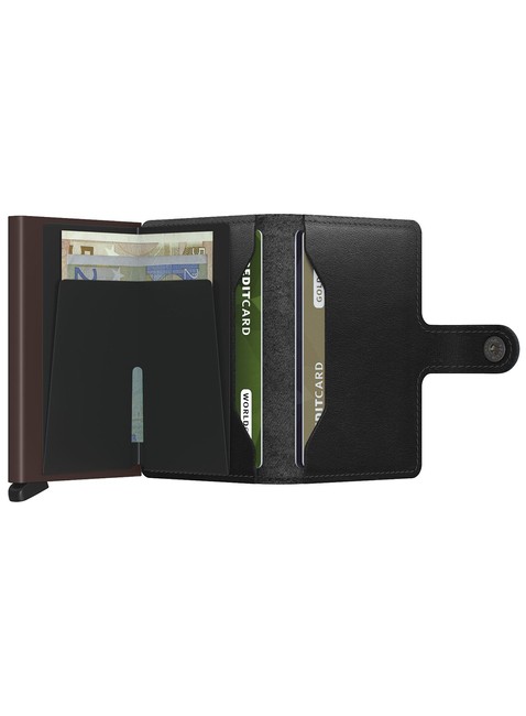 Portfel kieszonkowy RFID Secrid Miniwallet Original - black/brown