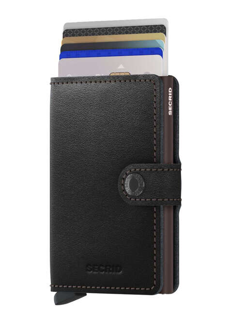 Portfel kieszonkowy RFID Secrid Miniwallet Original - black/brown