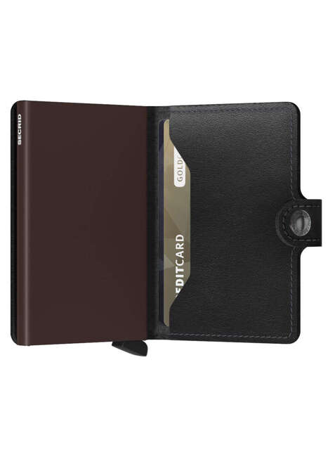 Portfel kieszonkowy RFID Secrid Miniwallet Original - black/brown