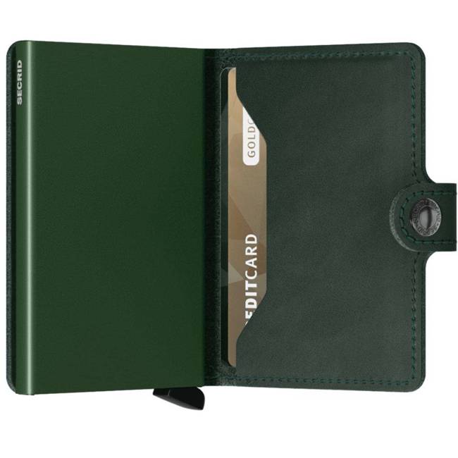 Portfel kieszonkowy RFID Secrid Miniwallet Original - green