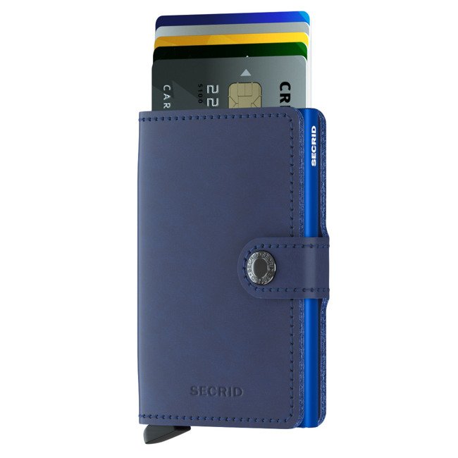 Portfel kieszonkowy RFID Secrid Miniwallet Original - navy / blue