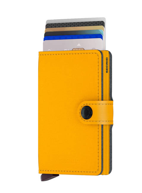 Portfel kieszonkowy RFID Secrid Miniwallet Yard Powder - ochre