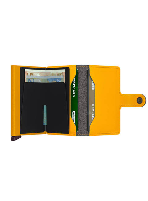 Portfel kieszonkowy RFID Secrid Miniwallet Yard Powder - ochre