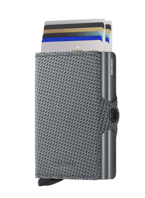 Portfel kieszonkowy RFID Secrid Twinwallet Carbon - cool grey