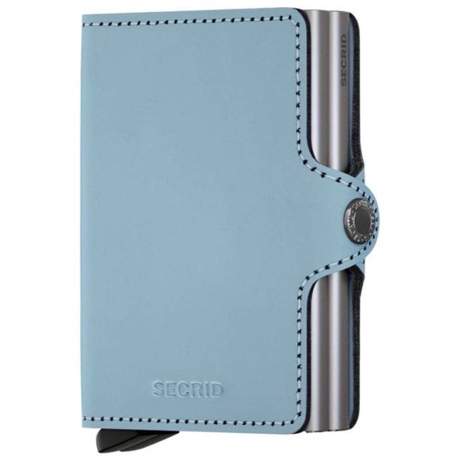 Portfel kieszonkowy RFID Secrid Twinwallet Matte - matte blue silver
