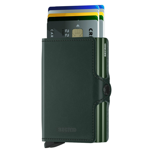 Portfel kieszonkowy RFID Twinwallet Original Secrid - green