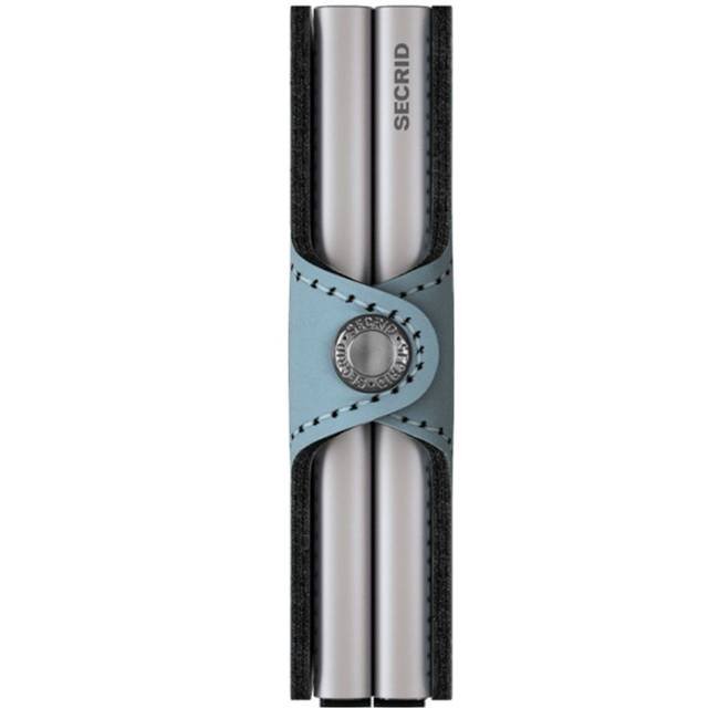 Portfel kieszonkowy RFID Twinwallet Secrid Matte - matte blue silver