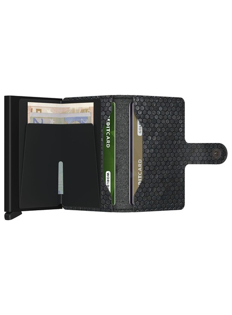 Portfel kieszonkowy Secrid Miniwallet Hexagon - black