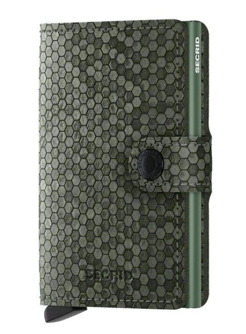 Portfel kieszonkowy Secrid Miniwallet Hexagon - green