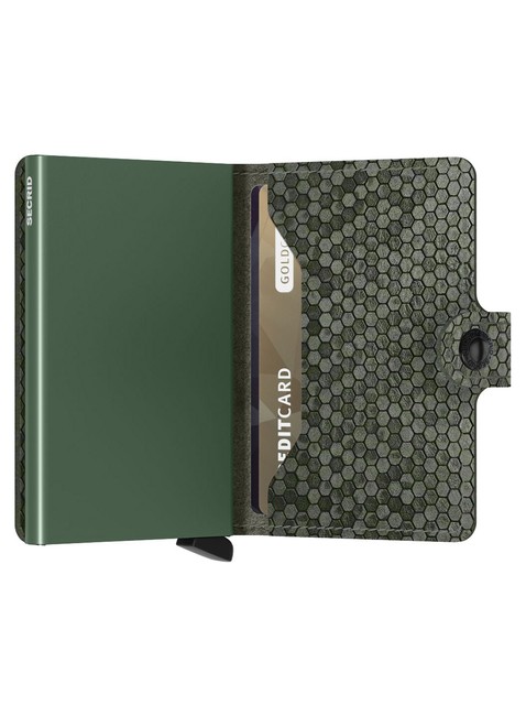 Portfel kieszonkowy Secrid Miniwallet Hexagon - green