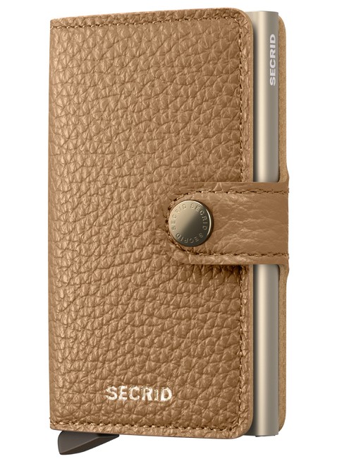 Portfel kieszonkowy Secrid Miniwallet Pebble - cappuccino