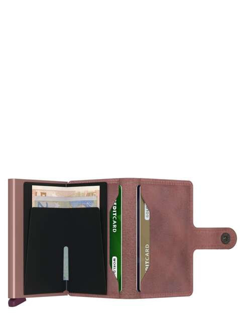 Portfel kieszonkowy Secrid Miniwallet Vintage - mauve 