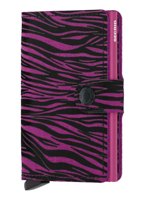 Portfel kieszonkowy Secrid Miniwallet Zebra - fuchsia