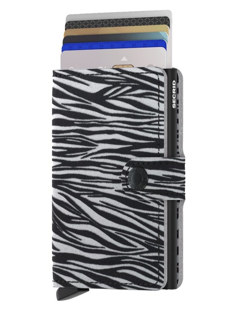 Portfel kieszonkowy Secrid Miniwallet Zebra - light grey