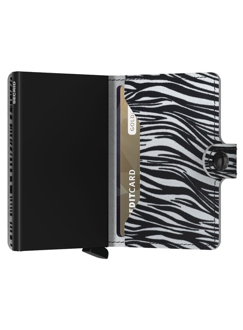 Portfel kieszonkowy Secrid Miniwallet Zebra - light grey