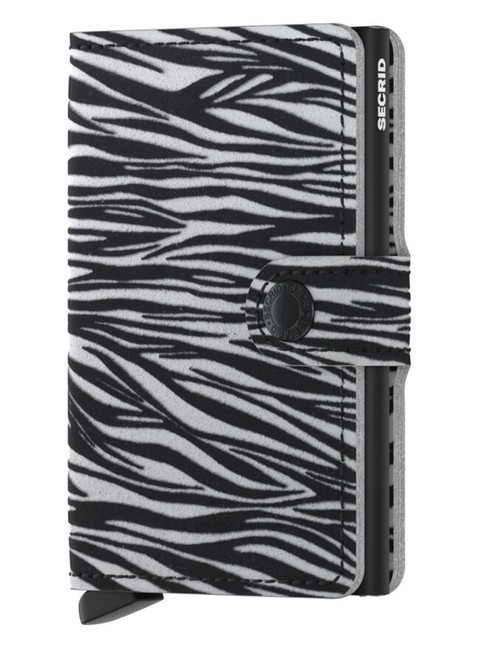 Portfel kieszonkowy Secrid Miniwallet Zebra - light grey