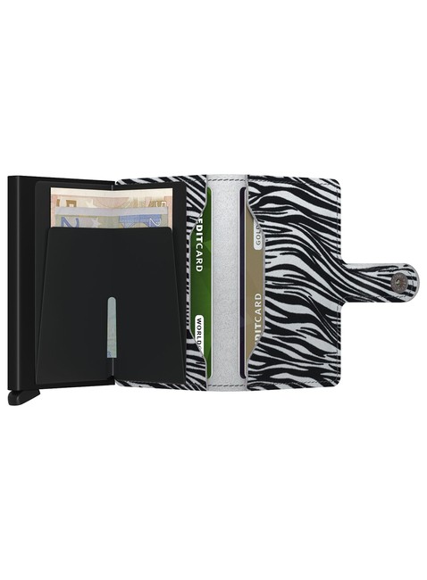 Portfel kieszonkowy Secrid Miniwallet Zebra - light grey