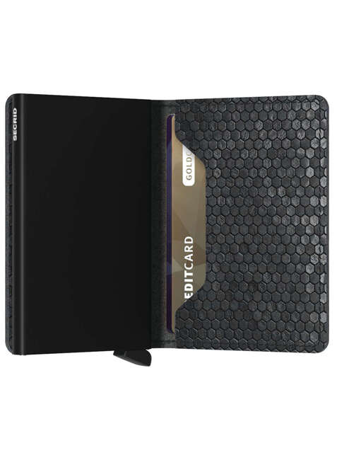 Portfel kieszonkowy Secrid Slimwallet Hexagon - black