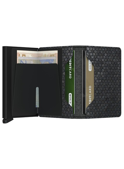 Portfel kieszonkowy Secrid Slimwallet Hexagon - black