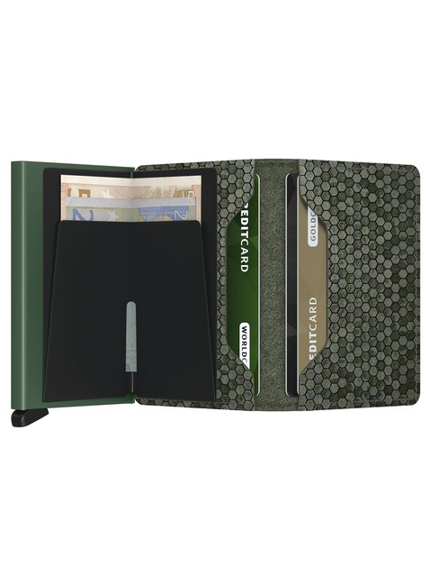 Portfel kieszonkowy Secrid Slimwallet Hexagon - green