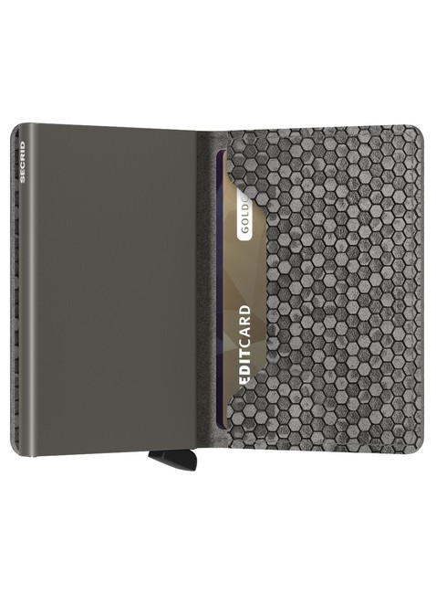 Portfel kieszonkowy Secrid Slimwallet Hexagon - grey