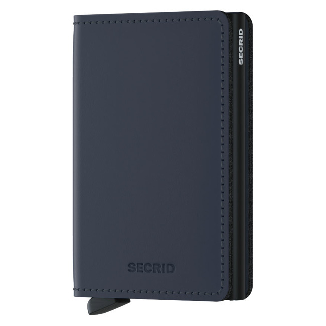 Portfel ochrona RFID Secrid Slimwallet Matte - nightblue