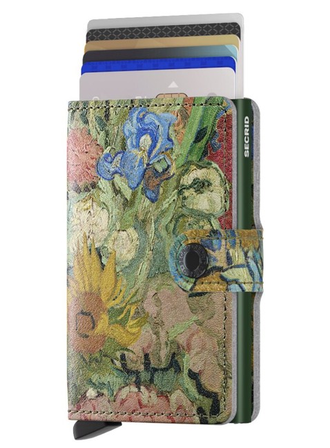 Portfel ochronny Miniwallet Secrid Art - bouquet