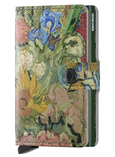 Portfel ochronny Miniwallet Secrid Art - bouquet