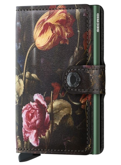 Portfel ochronny Miniwallet Secrid Art - flowers