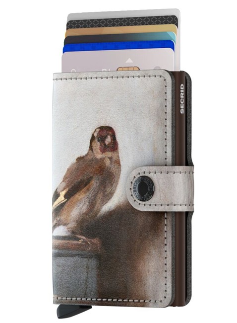 Portfel ochronny Miniwallet Secrid Art - goldfinch