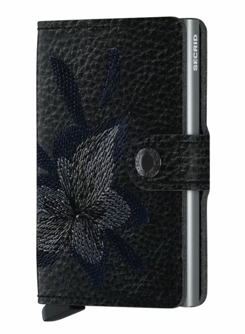 Portfel ochronny Miniwallet Secrid Stitch Linea - magnolia black