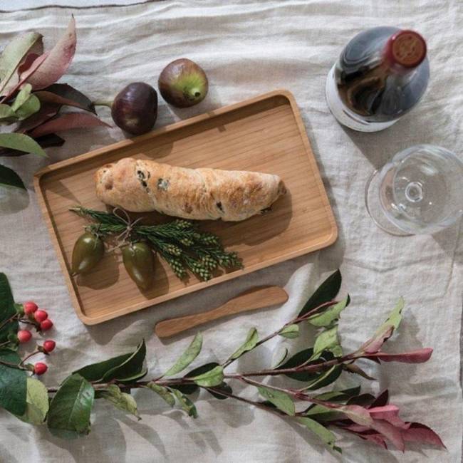 Prostokątna taca do serwowania Bambu Bamboo Serving Tray