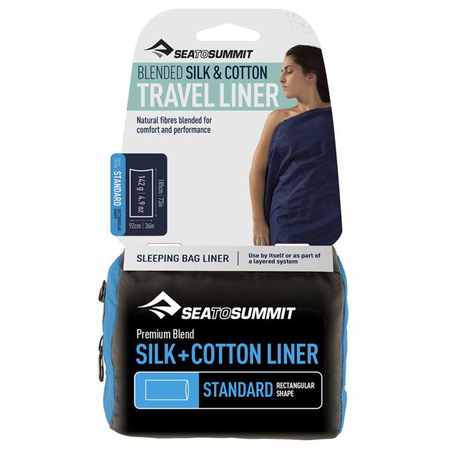 Prześcieradło Sea to Summit Silk Cotton Liner Standard