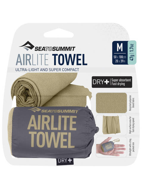 Ręcznik Sea to Summit Airlite Towel M - desert brown