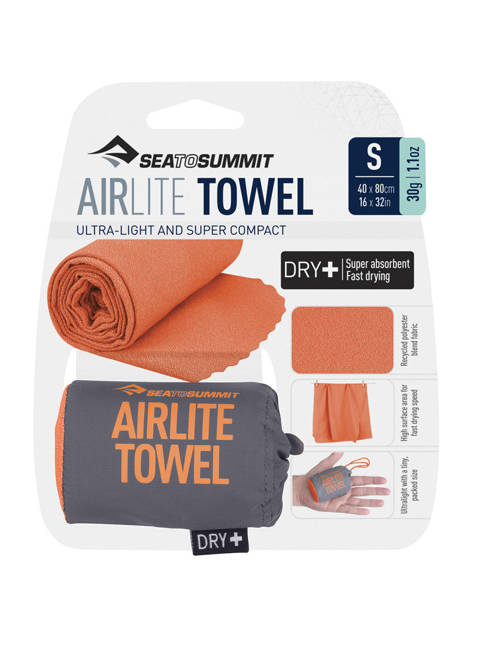 Ręcznik Sea to Summit Airlite Towel S - outback orange