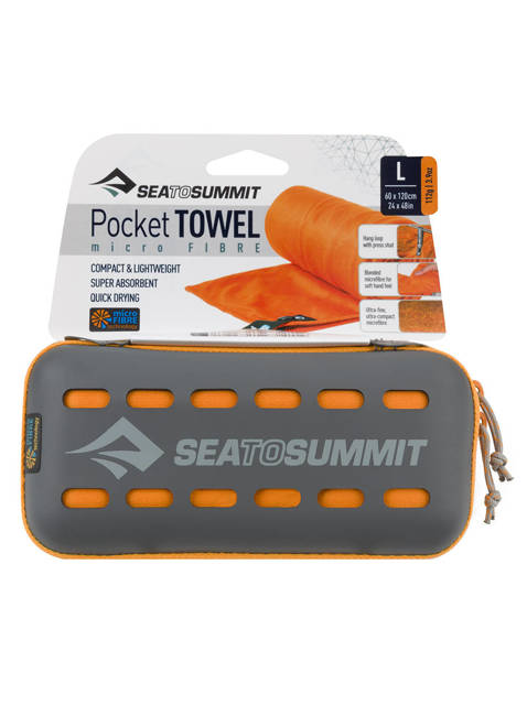 Ręcznik Sea to Summit Pocket Towel L - 	 orange