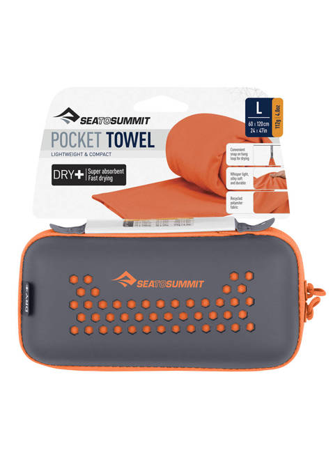 Ręcznik Sea to Summit Pocket Towel L - outback orange