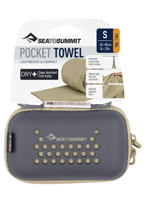 Ręcznik Sea to Summit Pocket Towel S - desert brown