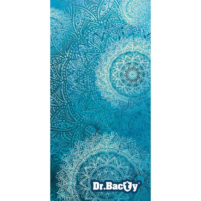 Ręcznik antybakteryjny Dr. Bacty L - mandala blue